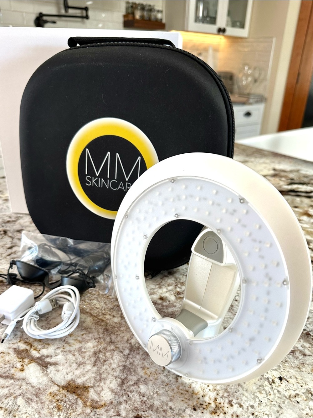 MMSPHERE 2GO LED Light for Face, Neck & Chest Complete Kit Tested - Picture 3 of 13